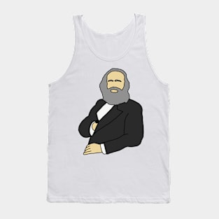 Karl Marx Illustration Tank Top